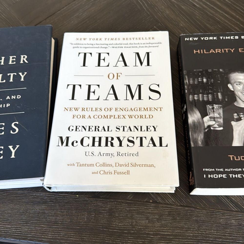 Neutral Decorative Coffee Table Books White Blue | Coastal Modern Home Office - Picture 3 of 4